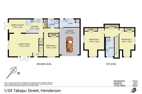 Photo of property in 1/34 Takapu Street, Henderson, Auckland, 0612