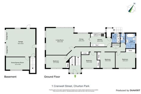 Photo of property in 1 Cranwell Street, Churton Park, Wellington, 6037