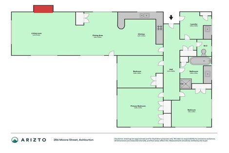 Photo of property in 286 Moore Street, Ashburton, 7700