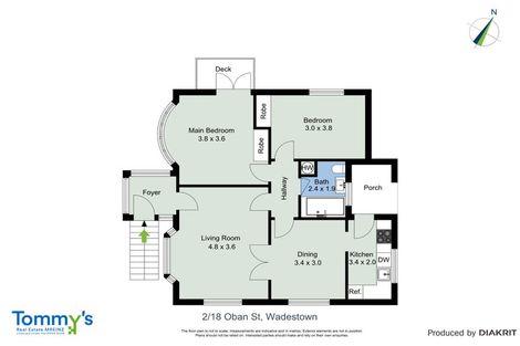 Photo of property in 2/18 Oban Street, Wadestown, Wellington, 6012