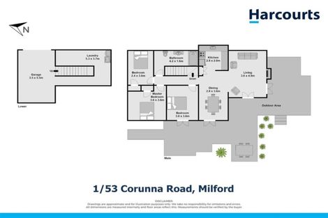 Photo of property in 1/53 Corunna Road, Milford, Auckland, 0620