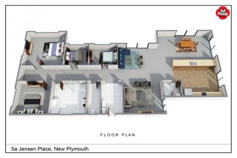 Photo of property in 5a Jensen Place, Frankleigh Park, New Plymouth, 4310