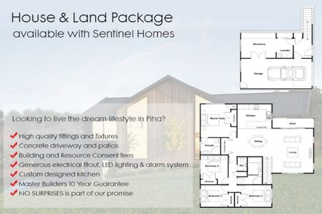 Photo of property in 19 Te Ahuahu Road, Piha, 0772