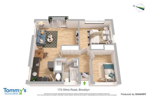 Photo of property in 2/172 Ohiro Road, Brooklyn, Wellington, 6021