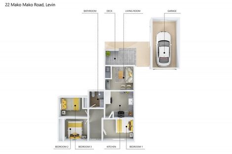 Photo of property in 22 Mako Mako Road, Levin, 5510