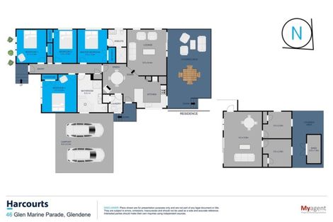 Photo of property in 46 Glen Marine Parade, Glendene, Auckland, 0602