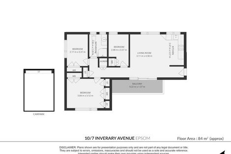 Photo of property in 10/7 Inverary Avenue, Epsom, Auckland, 1023