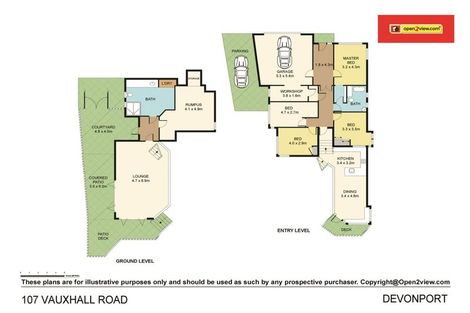 Photo of property in 107 Vauxhall Road, Narrow Neck, Auckland, 0624