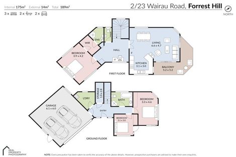 Photo of property in 2/23 Wairau Road, Forrest Hill, Auckland, 0627