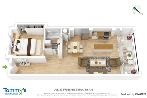 Photo of property in Croxley Mill Apartments, 205/33 Frederick Street, Te Aro, Wellington, 6011