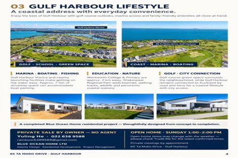 Photo of property in 65 Ta Moko Drive, Gulf Harbour, Whangaparaoa, 0930