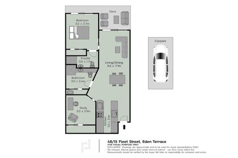 Photo of property in 4b/15 Fleet Street, Eden Terrace, Auckland, 1021