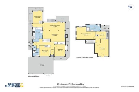 Photo of property in 16 Limmer Place, Browns Bay, Auckland, 0632