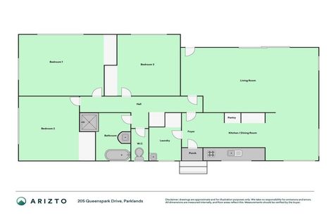 Photo of property in 205 Queenspark Drive, Parklands, Christchurch, 8083