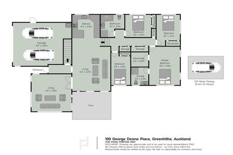 Photo of property in 100 George Deane Place, Greenhithe, Auckland, 0632