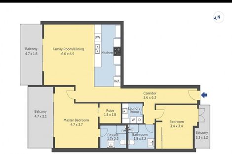Photo of property in 502/12 Mackelvie Street, Grey Lynn, Auckland, 1021