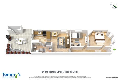 Photo of property in 54 Rolleston Street, Mount Cook, Wellington, 6021