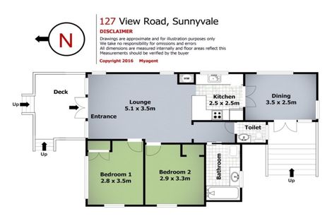 Photo of property in 127 View Road, Sunnyvale, Auckland, 0612