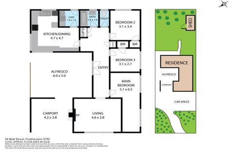 Photo of property in 14 Watt Street, Featherston, 5710