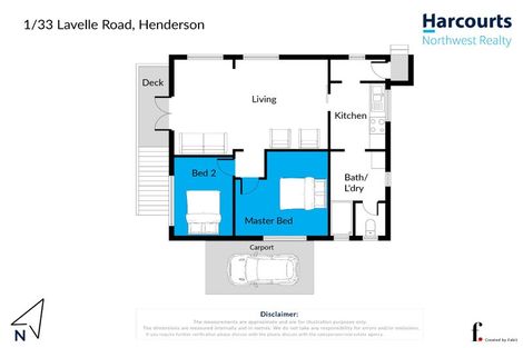 Photo of property in 1/33 Lavelle Road, Henderson, Auckland, 0612
