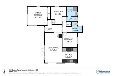 Photo of property in 14c Bracken Road, Newlands, Wellington, 6037