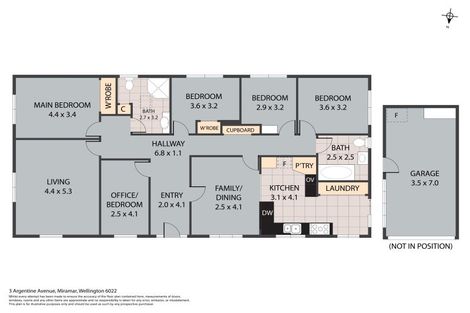 Photo of property in 3 Argentine Avenue, Miramar, Wellington, 6022