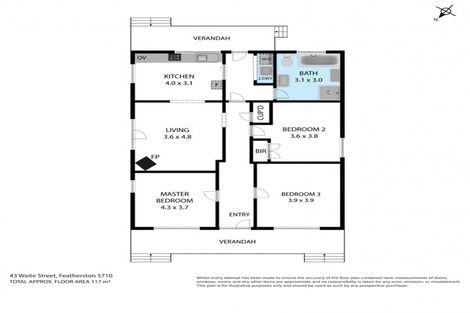 Photo of property in 43 Waite Street, Featherston, 5710