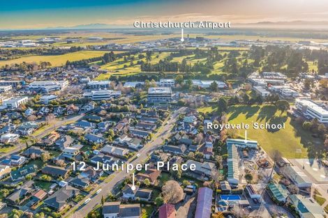 Photo of property in 12 Juniper Place, Burnside, Christchurch, 8053