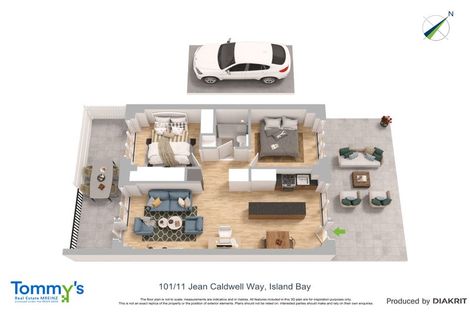 Photo of property in 101/11 Jean Caldwell Way, Island Bay, 6023