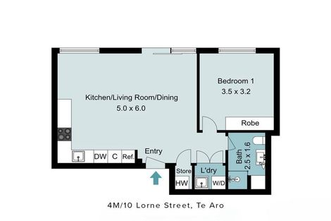 Photo of property in Republic2, 4m/10 Lorne Street, Te Aro, Wellington, 6011