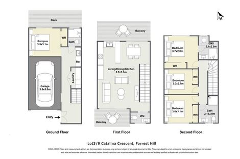 Photo of property in 9c Catalina Crescent, Forrest Hill, Auckland, 0620