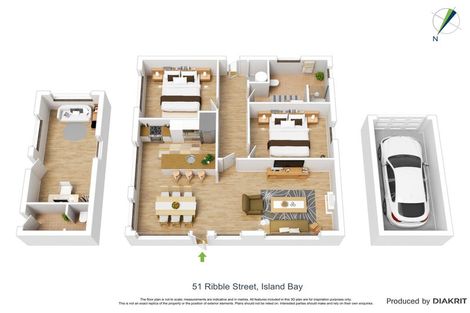 Photo of property in 51 Ribble Street, Island Bay, Wellington, 6023