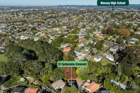 Photo of property in 51 Cyclarama Crescent, Massey, Auckland, 0614