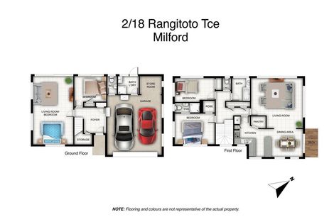 Photo of property in 2/18 Rangitoto Terrace, Milford, Auckland, 0620