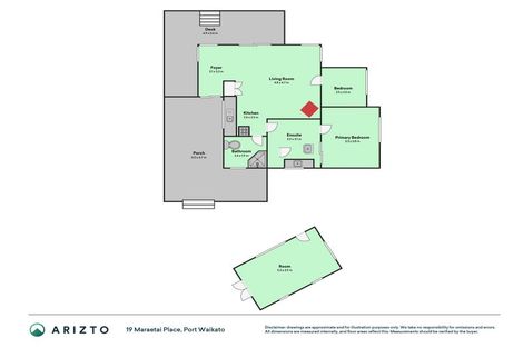 Photo of property in 19 Maraetai Place, Port Waikato, Tuakau, 2695