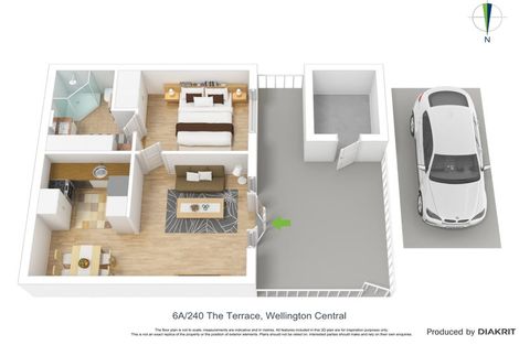 Photo of property in 6a/240 The Terrace, Wellington Central, Wellington, 6011