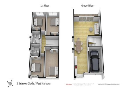 Photo of property in 6d Buisson Glade, West Harbour, Auckland, 0618