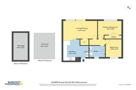 Photo of property in 2/295 Great South Road, Manurewa, Auckland, 2102