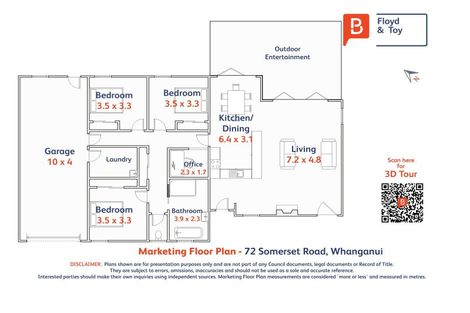 Photo of property in 72 Somerset Road, Springvale, Whanganui, 4501