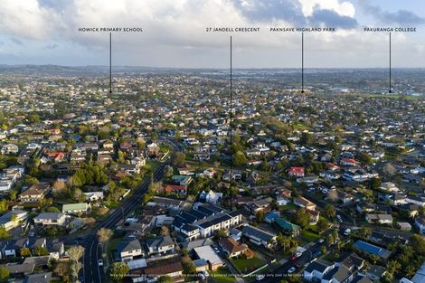 Photo of property in 27 Jandell Crescent, Bucklands Beach, Auckland, 2014