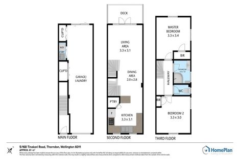 Photo of property in 5/168 Tinakori Road, Thorndon, Wellington, 6011