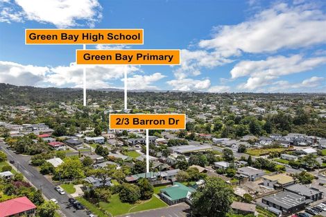 Photo of property in 2/3 Barron Drive, Green Bay, Auckland, 0604