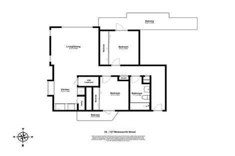 Photo of property in Westhaven Apartments, 24/127 Molesworth Street, Thorndon, Wellington, 6011
