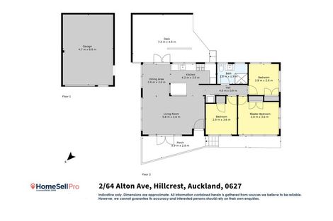 Photo of property in 2/64 Alton Avenue, Hillcrest, Auckland, 0627