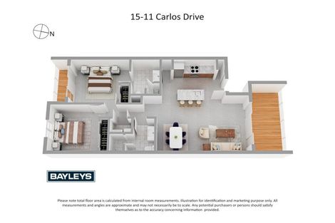 Photo of property in 15/11 Carlos Drive, Flat Bush, Auckland, 2016