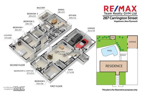 Photo of property in 287 Carrington Street, Vogeltown, New Plymouth, 4310