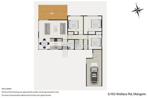 Photo of property in 3/153 Wallace Road, Mangere Bridge, Auckland, 2022