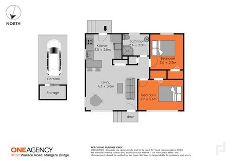 Photo of property in 3/151b Wallace Road, Mangere Bridge, Auckland, 2022