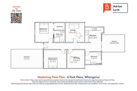 Photo of property in 6 Park Place, Whanganui, 4500