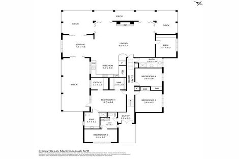 Photo of property in 3 Grey Street, Martinborough, 5711